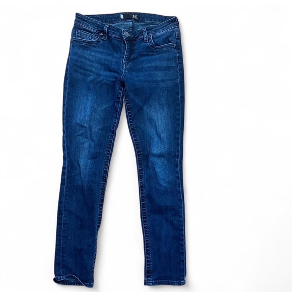 Kut from the Kloth Dark Wash Cotton Skinny Jeans size 4 size 27 Women’s - Picture 3 of 8